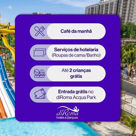 Piazza Diroma Incluso O Acesso Ao Acqua Park Todos Os Dias, Exceto No Dia Do Check-Out Hotel Caldas Novas Exterior photo